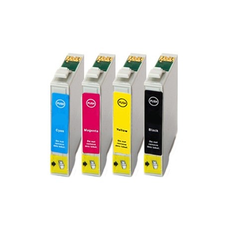 Sada 4ks Epson T1295 (T1291, T1292, T1293, T1294) Epson Stylus - kompatibilní inkoustové náplně (cartridge) - Epson