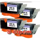 Sada 4ks HP 920XL (920 XL)  HP OfficeJet 6000, 6500, 7000 - kompatibilní inkoustové náplně (cartridge) - HP