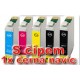 Sada 5ks Epson T1295 (2x T1291, T1292, T1293, T1294) Epson Stylus - kompatibilní inkoustové náplně (cartridge) - Epson