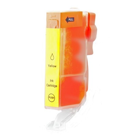 Cartridge Canon CLI-521Y (PGI520, CLI521) žlutá (yellow) - kompatibilní inkoustová náplň - IP-3600,IP-4600,MP-550, MP-540