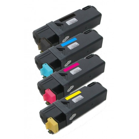 4x Toner Dell 2150 / 2150CN / 2150CDN / 2155 / 2155CN - C/M/Y/K MY5TJ, NPDXG, 8WNV5, 769TJ vysokokapacitní kompatibilní