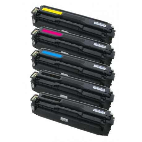 5x Toner Samsung CLT-P504S (P504C, K504s, Y504S, M504S, C504S) C/M/Y/2x K kompatibilní - CLP-415 / CLP-415N / CLX-4195N