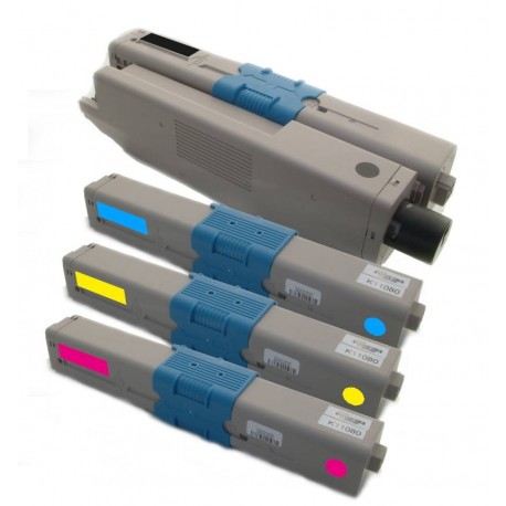 4x Toner Oki C301 44973536, 44973535, 44973534, 44973533 - C/M/Y/K kompatibilní - Oki C301DN, C321, C321DN