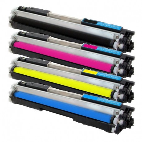 Sada 4x Toner Canon CRG-729 (CRG-729Bk, CRG-729C, CRG-729M, CRG-729Y, CRG729) kompatibilní pro LBP-7010, LBP-7018