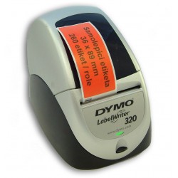 Etikety / Štítky Dymo Labelwriter 89x36mm , 99012, S0722400 červené, 260ks kompatibilní