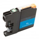 Cartridge Brother LC-3219XLC (LC-3219C, LC-3217, LC-3217C) modrá (cyan) - kompatibilní inkoustová náplň (cartridge)