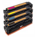 4x Toner HP CF540A, CF541A, CF542A, CF543A 203A Color LaserJet Pro MFP M254dw, M254nw, M280, M281, M254 kompatibilní