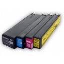 Sada 4ks HP 980XL černá / modrá / červená / žlutá (D8J10A, D8J07A, D8J08A, D8J09A) - X555, X585 - kompatibilní inkoustové náplně