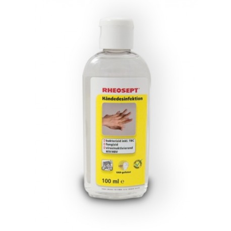Rheosept 100ml - Bezoplachová dezinfekce na ruce, certifikovaná i pro použití v chirurgii, ničí viry, bakterie, houby - RHEOSOL