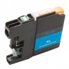 Cartridge Brother LC-3619XLC (LC-3619C, LC-3617C, LC-3619) modrá (cyan) -  kompatibilní inkoustová náplň (cartridge)
